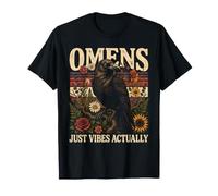 Presagios Just Vibes en Realidad Raven Flowers Camiseta