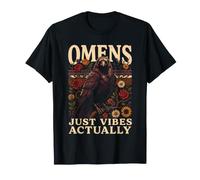 Presagios Just Vibes en Realidad Raven Flowers Camiseta