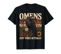 Presagios Just Vibes en Realidad Raven Flowers Camiseta gráfica económica