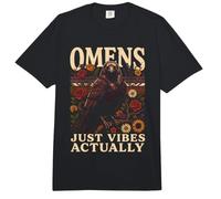 Presagios Just Vibes en Realidad Raven Flowers Comfort Colors Adult Heavyweight T-Shirt