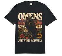 Presagios Just Vibes en Realidad Raven Flowers Comfort Colors Adult Heavyweight T-Shirt