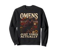 Presagios Just Vibes en Realidad Raven Flowers Sudadera