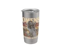 Presagios Just Vibes en realidad Raven Flowers Vaso térmico de acero inoxidable de doble pared