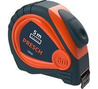 Presch cinta métrica 5 m profesional robusta con lengüeta estable de cinturón y sistema automático de enrolle