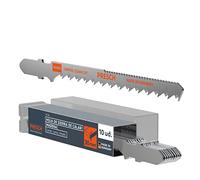 Presch Hojas de sierra de calar Madera 10 ud. - Corte curvo muy limpio (4-30mm) - Hojas de sierra duraderas con vástago en T para todas las sierras de calar: hojas de sierra para madera