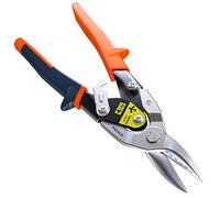 Presch Tijeras Cortachapas Corte Recto - Tijeras Profesional con Multiplicación para Perfiles en Ángulo C y U, para Cortar Chapa y Mucho Más - Tijera Chapa Corte Recto