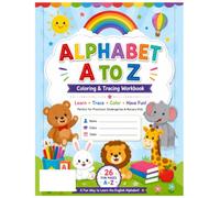 Preschool Activity Workbook Ages 3-5: Learn Letters, Numbers, Shapes, Colors, Tracing, Matching & Fun Activities for Preschool and Kindergarten Kids Ages 3-5