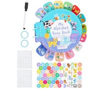 Preschool Alphabet Book, Letter Learning Puzzle, Eco Friendly Safe Inks Matte Lamination Glossy Accents Firm Binding Easy Handling, Preschool Learning Activities for Home Travel School