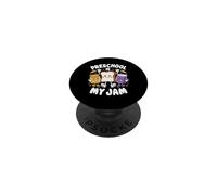 Preschool Is My Jam Teacher Student Mantequilla de maní y gelatina PopSockets PopGrip Adhesivo