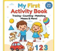 Preschool Learning Activity Book: Fun Learning for Kids Ages 3-5 | Tracing, Counting, Matching & Mazes