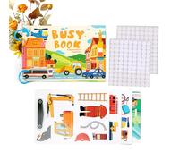 Preschool Learning Toy - Educational Preschool Workbook, Sensory, Early Education Book | Quiet Activity, Puzzle Book For Kid, Boys, Girls, Christmas, Home, Traveling, Schools