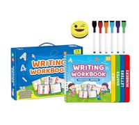 Preschool Letter Workbook, 29.9x21.5cm Paper ABS Rubber Alphabet Tracing Book Handwriting Practice Educational Learning Toy for Kids, Classroom, Early Education