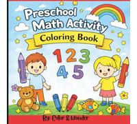 Preschool Math Activity Coloring Book