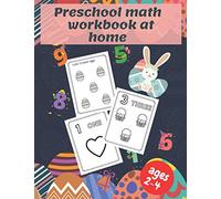Preschool Math Workbook at home: Easter Edition