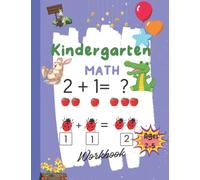 Preschool math workbook for children from 2-5 years old, Practice writing numbers from 0 to 20, math exercises for addition and subtraction, coloring, number matching.