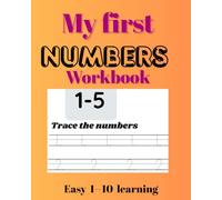 Preschool Number workbook for 3+: Easy Tracing and writing 1-10 workbook