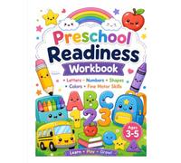 Preschool Readiness Workbook: Learn Letters, Numbers, Shapes, Tracing, Counting & Fun Activities for Kids Ages 3-5