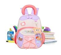 Preschool School Bag - Ergonómico Design, Adjustable Straps, Cute Animal Character Rucksack, Water Resistant Material, Zipper Closure | Essential Travel Pack For Elementary School Nursery Christmas