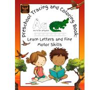 Preschool Tracing and Coloring Book: Learn Letters and Fine Motor Skills (Phoenix Educational Materials)