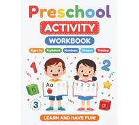 Preschool Tracing Workbook: Alphabet, Numbers, Shapes & Counting Practice for Ages 3-5 | 60 Learning Pages