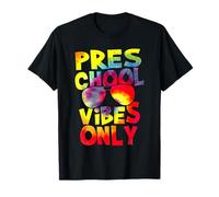Preschool Vibes Back To School Teacher Student Tie Dye Camiseta