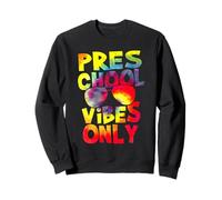 Preschool Vibes Back To School Teacher Student Tie Dye Sudadera