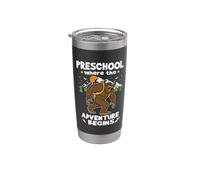 Preschool Where The Adventure Begins Back To School Bigfoot Vaso térmico de acero inoxidable de doble pared
