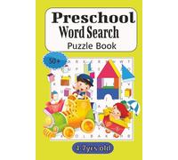 Preschool Word Search Puzzle Book: Word Search For Preschool and Kindergarten Puzzle Book: 50+ Word Puzzles | Children Ages 4-7 | Search and Find ... | Gift for Holidays, Vacations and Free Time