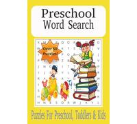 Preschool Word Search Puzzle Book: Word Searches with Easy to Read Print about preschool,first words,reading and More | 6X9 inches, 110 pages | 50+ Puzzles…Gift for Vacations, Holidays, and Free Times