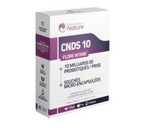 Prescription Nature CNDS 10MD - Complemento alimenticio probiótico flora íntima - 2 cepas microencapsuladas, activos patentados - Cápsula vegetal - Fabricación francesa - 15 cápsulas