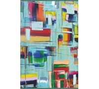 Presence; IS03: Abstract Notebook A5 | Full-Color Artistic Margins Based on Original Artwork | For Thoughts, Sketches & Creative Flow