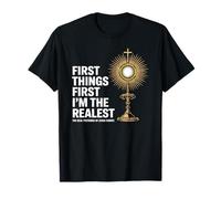 Presencia Real Monstrance Humor católico Camiseta