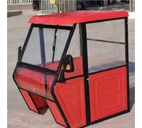 Presenning för elektrisk trehjuling, överdrag för elektrisk trehjuling, markis för leverans av elektrisk trehjuling med 3 hjul, vattentät och väderbeständig markis i canvas för (röd, 115 cm/45,3 tum