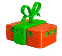 Present Box with Screws, Multipurpose Printed Prank Present Box, Surprise Puzzle Box, Unique and Fun Gift Box for Holiday Birthdays, Creative Puzzle Box for Gifting and Surprises