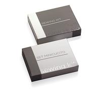Present-More Kit costura Smart - Kit de costura 250 unidades para Hoteles y B&B | Kit de costura embolsado individualmente y envasado en cajita reciclable