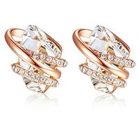 [Presentado por Miss Nueva York] Los pendientes de "Wish Stone" de Leafael están hechos con cristales de Swarovski, forma focal, níquel/plomo/hipoalergénico, caja de regalo de lujo