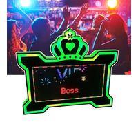 Presentador Botellas Led Programable, Letreros Servicio Botellas Para Discotecas, Tablero De Mensajes Con Logotipo Led, Presentador De Botellas Con Letras Led Para Bodas,BigScreen