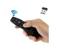 Presentador inalámbrico 2.4G con puntero láser y ratón de aire (K14 R900): Regalo sorpresa K14 R900