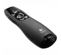 Presentador Inalámbrico Logitech R400 con Puntero Láser Rojo - 15 m 2.4 GHz