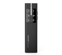 Presentador inalámbrico Norwii N99 con Mouse de Aire, hipervínculo Recargable Control de Volumen Presentación Clicker PowerPoint Control Remoto Laptop Clicker 2.4GHz (Negro)