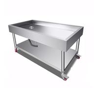 Presentamos nuestra mesa de preparación de acero inoxidable, diseñada para elevar tu experiencia culinaria, ya sea en un animado restaurante o en una acogedora cocina doméstica. Desde 1995, nuestra