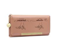 Presentimental Regalo Dia de la Madre Regalo para Mamá Abuela Carteras de Cuero Personalizado para Mujer con Nombre Monedero y Tarjetero Tarjetas (Style 1)