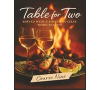 Presenting Huge Word Search Books for Adults Table For Two Edition Ninth Course 5000 Recipes: Full Page Word Puzzle Large Print Word Find For Easy ... A Side Of Puzzles 10 Book Word Search Series)