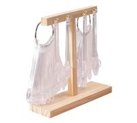 Présentoir À Ongles - Support Bois Forme T 19,8cm | Rangement Gain De Place, Rangeoire Bâtonnets Couleur Pour Pratique Polissage Maison Salon Femmes Filles