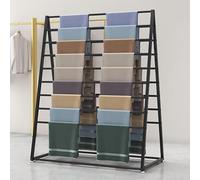 Présentoir multifonctionnel en métal pour tissus - Organisateur sur pied pour rouleaux, nappes, films pour vitres et papiers peints - 99 x 51 x 145 cm - Idéal pour la maison et les loisirs créatifs