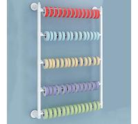 Présentoir mural en métal pour rubans et accessoires de rangement - Idéal pour les rubans, foulards, châles, tissus et fournitures de loisirs créatifs - Parfait pour les fleuristes et les présentoir