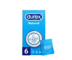 Preservativos Durex Naturales x6