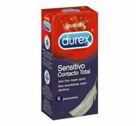Preservativos Durex Sensitivo Contacto Total 6 Piezas 1 Pieza