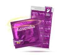 Preservativos Loverelia "Dry" - 100 piezas (2x50 piezas) - condones secos sin recubrimiento - sin lubricante - látex de caucho natural - vegano - real al tacto