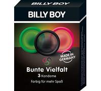 Preservativos masculinos marca Billy Boy Billy Boy Bunte Vielfalt Farbig 3 Kondome